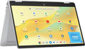 HP Chromebook x360 14 inch Laptop, HD Touchscreen, Intel Processor N100, 4 GB RAM, 64 GB eMMC, Intel UHD Graphics, Chrome OS, 14b-cd0000nr (2024)
