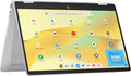 HP Chromebook x360 14 inch Laptop, HD Touchscreen, Intel Processor N100, 4 GB RAM, 64 GB eMMC, Intel UHD Graphics, Chrome OS, 14b-cd0000nr (2024) (Renewed)