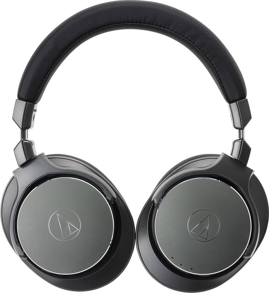 Audio-Technica ATH-DSR7BT Bluetooth Wireless Over-Ear Headphones with Pure Digital Drive, Black, Adjustable