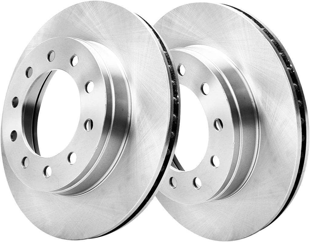 Detroit Axle - 4pc Front Brake Kit for 2004-2005 Volkswagen Passat, Disc Brake Rotors Ceramic Brakes Pads with Hardware Replacement : 11.34' inch Rotor