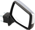 JC Whitney Right Power Heated Mirror for GMC Sierra 1500 2019-2023 Manual Fold With Memory; Without Signal Light, Blind Spot Monitor, Puddle Lamp & Auto-Dimming Chrome New Body Style JGM230ER
