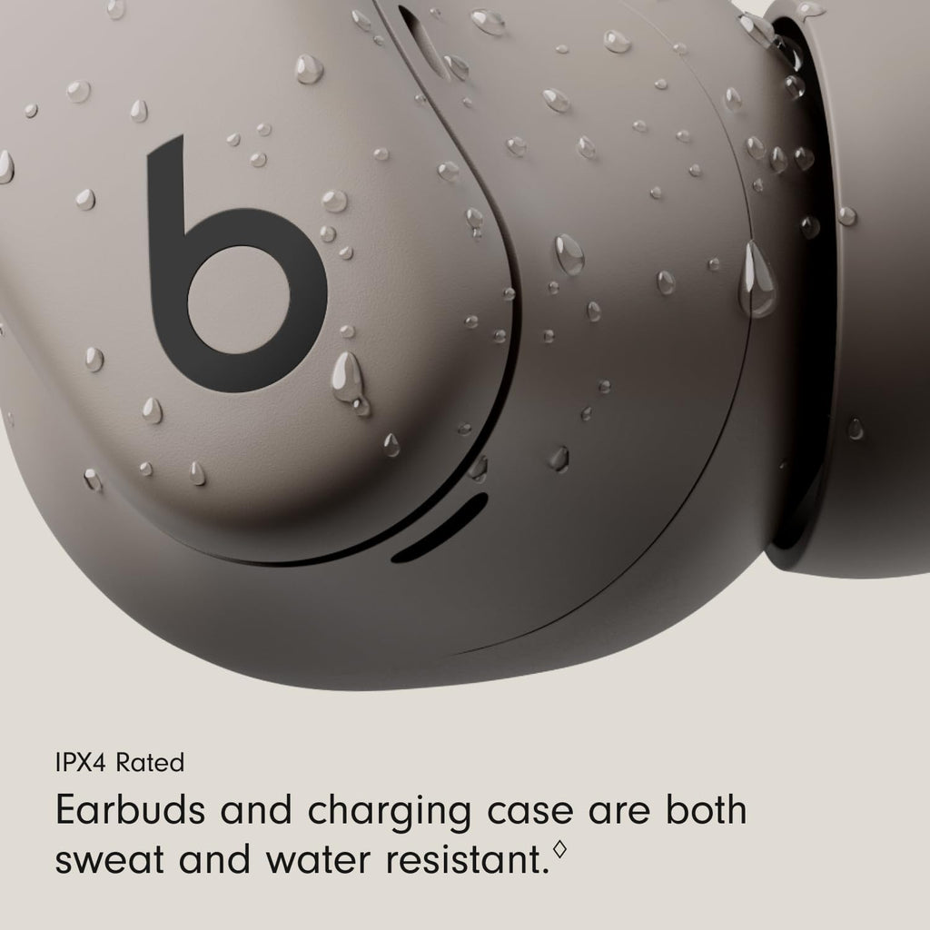 Beats - Powerbeats Fit - Wireless Noise-Cancelling Workout Earbuds with Ultimate Secure Fit with AppleCare+ (2 Years) - Gravel Gray