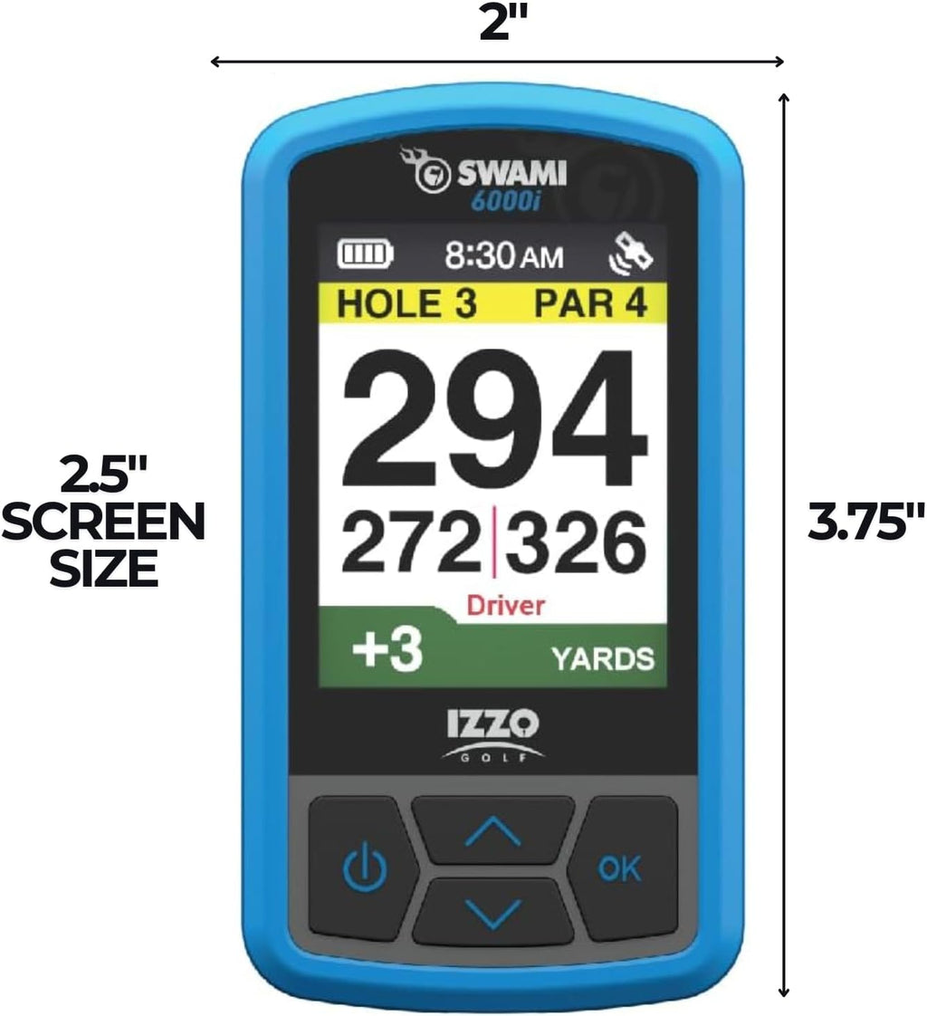 Izzo Swami Golf GPS Rangefinder - Color Display & Scorekeeper