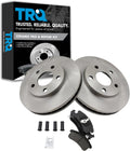 TRQ Front Brake Pad and Rotor Set Ceramic Compatible with 1994-1997 Chevrolet Camaro Buick LeSabre Pontiac Firebird Pontiac Bonneville 1994-1996 Buick Park Avenue