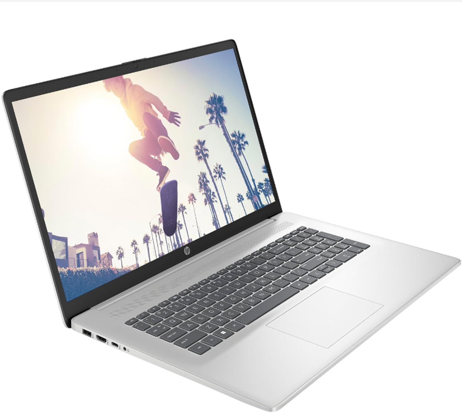 HP 17.3-inch Laptop, 1920 * 1080 FHD Display, Windows 11 Pro, AMD Ryzen 5 7430U, Students and Business, 32GB Memory, 2TB SSD, Webcam, Wi-Fi, Bluetooth, w/Accessories