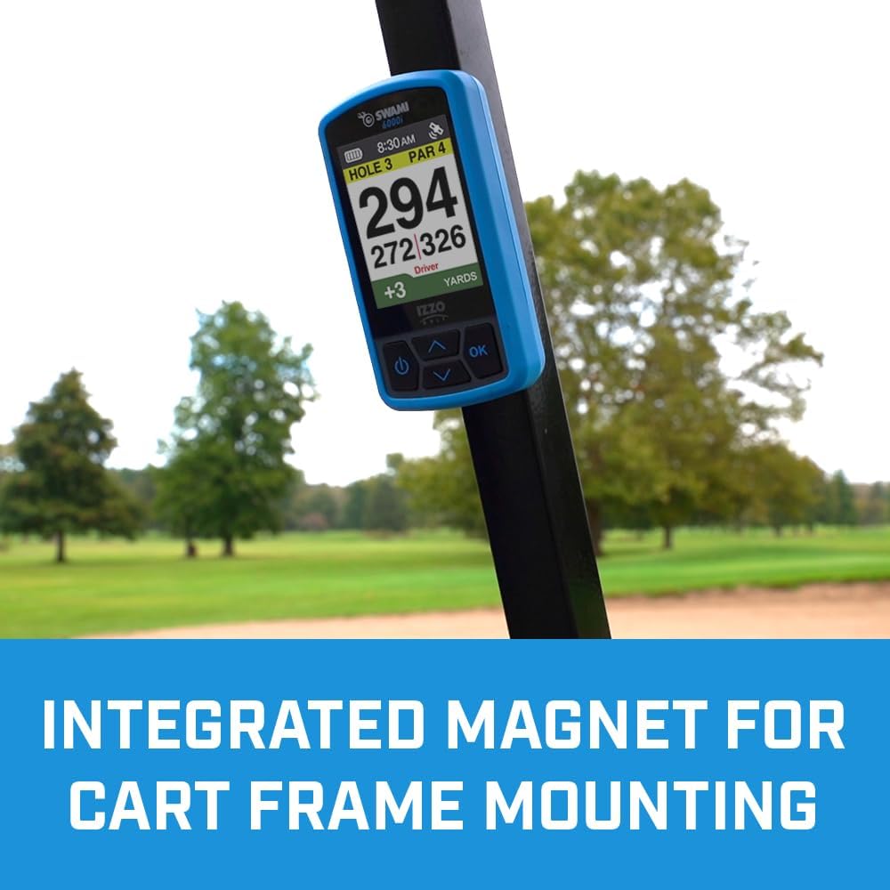 Izzo Swami Golf GPS Rangefinder - Color Display & Scorekeeper