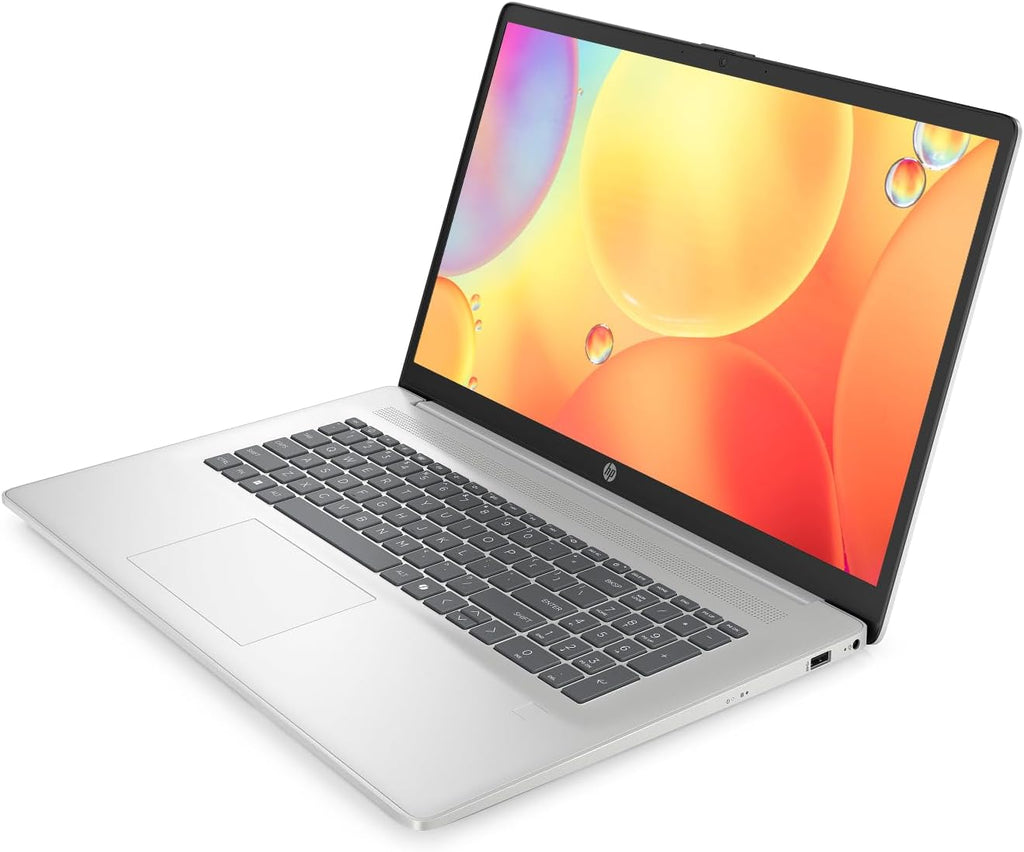 HP 17.3' Touchscreen Laptop Computer, 32GB RAM 1TB SSD, Intel Core Ultra 7 255U Processor, HD+ 1600 x 900 Display, Backlit Keyboard, Windows 11, SageNova Earphones, Silver