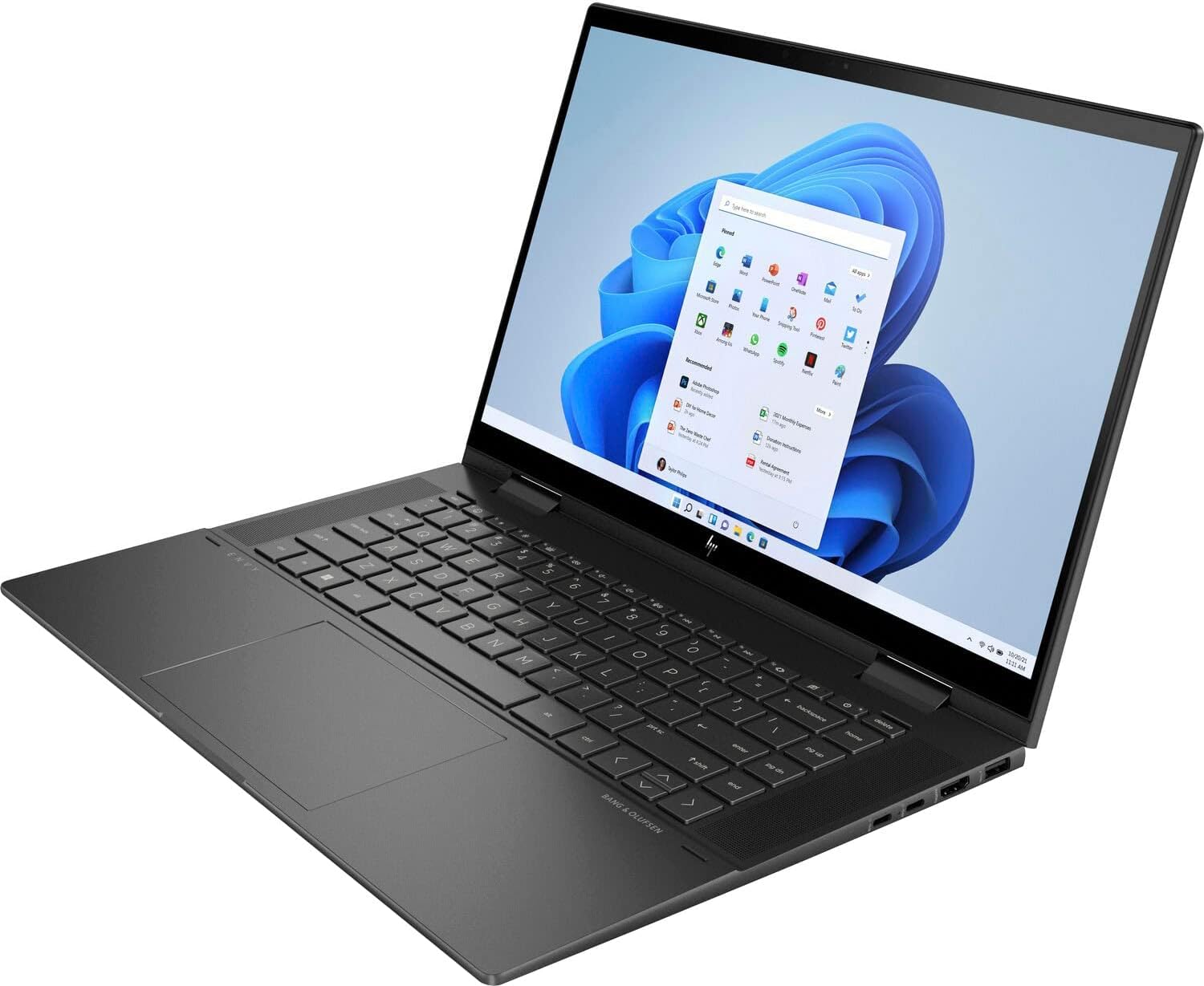HP - Envy x360 2-in-1 15.6' Touch-Screen Laptop - AMD Ryzen 5-8GB Memory - 256GB SSD - Nightfall Black