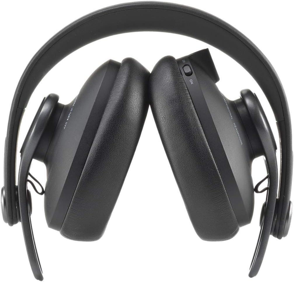 AKG Pro Audio K371BT Bluetooth Over-Ear, Closed-Back, Foldable Studio Headphones (Renewed)