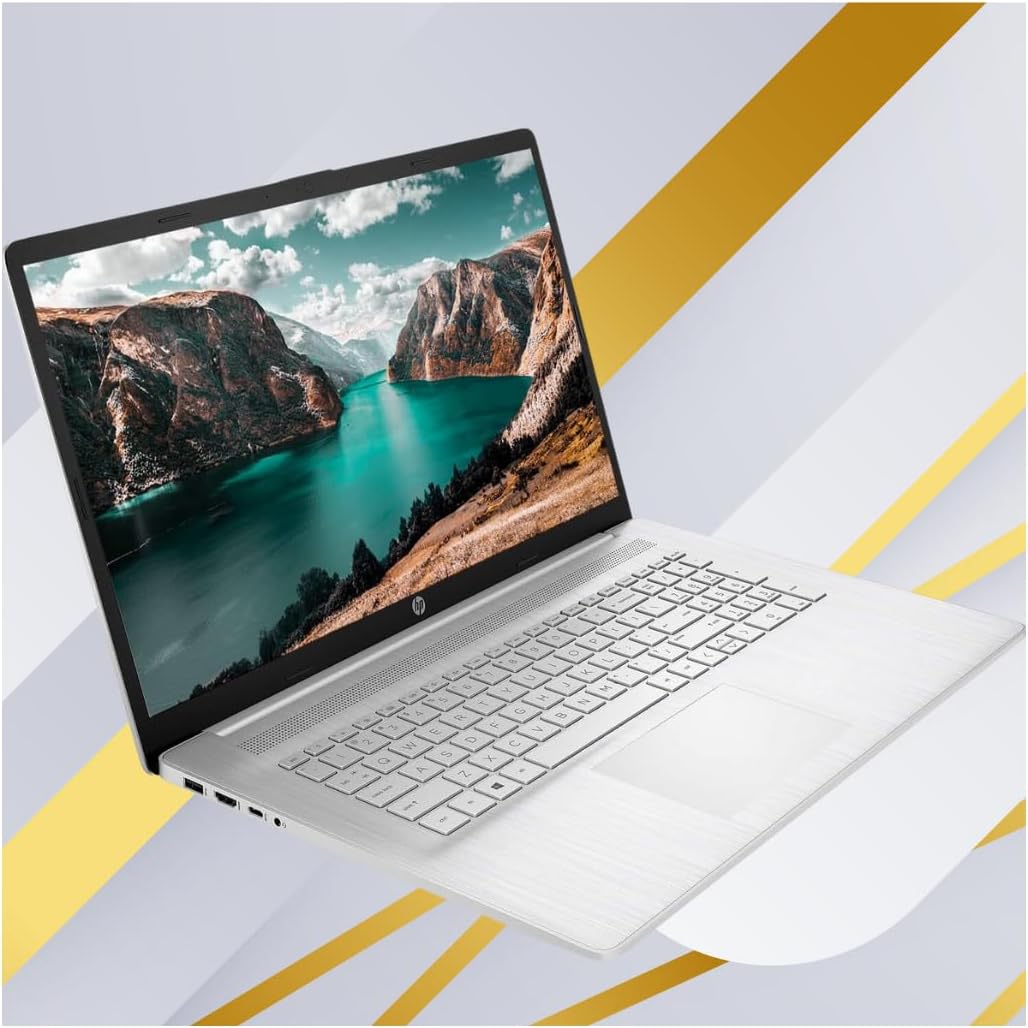 HP 17 Laptop, 17.3' HD+ Touchscreen Display, 12th Gen Intel Core i7-1255U, 64GB RAM, 2TB SSD, Webcam, HDMI, SuperSpeed USB Ports, Wi-Fi 6, Windows 11 Home, Silver (Renewed)