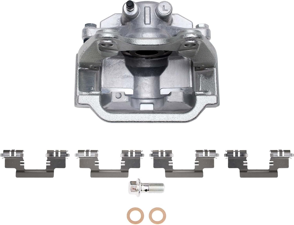 Detroit Axle - Rear Brake Kit for Chevy GMC Silverado Sierra Suburban Yukon XL 1500 Tahoe Avalanche Cadillac Escalade Disc Brake Rotors Brake Caliper Ceramic Brakes Pads Replacement