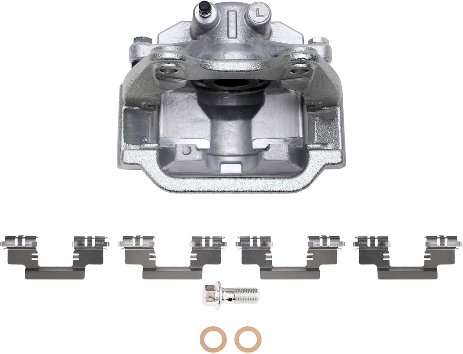Detroit Axle - Rear Brake Kit for Chevy GMC Silverado Sierra Suburban Yukon XL 1500 Tahoe Avalanche Cadillac Escalade Disc Brake Rotors Brake Caliper Ceramic Brakes Pads Replacement