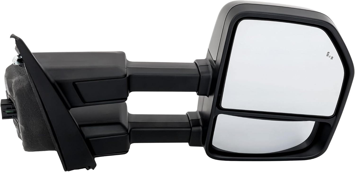 Garage-Pro Right Side Power Heated Towing Mirror For Ford F-250 F-350 F-450 Super Duty 2020-2022, Passenger Side Mirror, Power Fold Signal Light, Blind Spot Monitor, Memory & Puddle Lamp Paintable