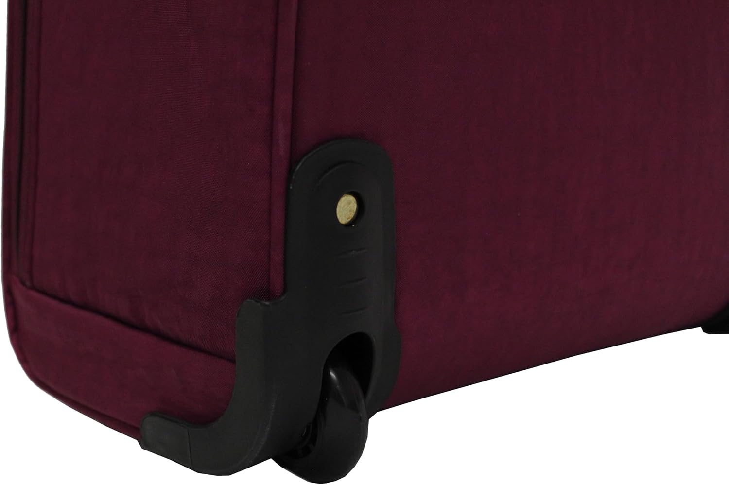 Steve Madden Designer 15 Inch Carry on Suitcase- Small Weekender Overnight Business Travel Luggage- Lightweight 2- Rolling Spinner Wheels Under Seat Bag for Women (Peek-A-Boo Purple)