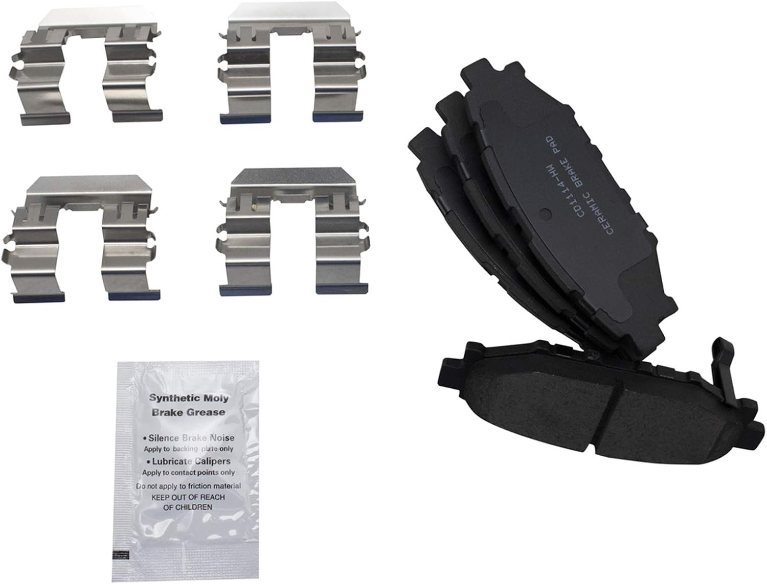 TRQ Performance Rear Brake Pad and Rotor Set Ceramic Drilled Slotted Solid Rotors Calipers Compatible with 2014-2018 Subaru Forester 2012-2019 Impreza 2013-2015 XV Crosstrek 2016-2019 Crosstrek