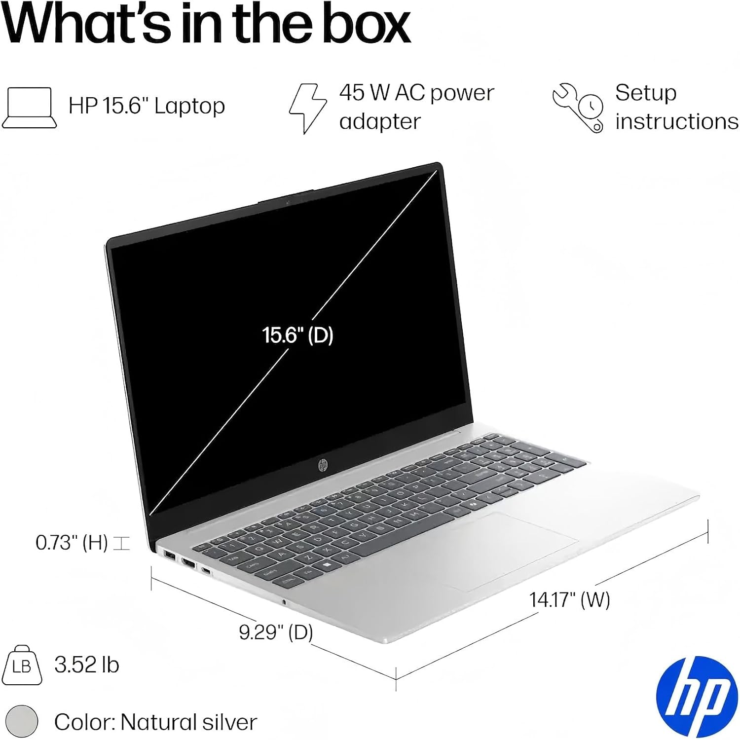 HP 15.6' FHD Touchscreen Laptop, Intel 10-Core i5-1334U(Beat i7-1255U Up to 4.6GHz) 16GB RAM 512GB SSD, Win11 WiFi6 Numeric Keypad Fast Charging for Business & Students w/GM Accessory Natural Silver