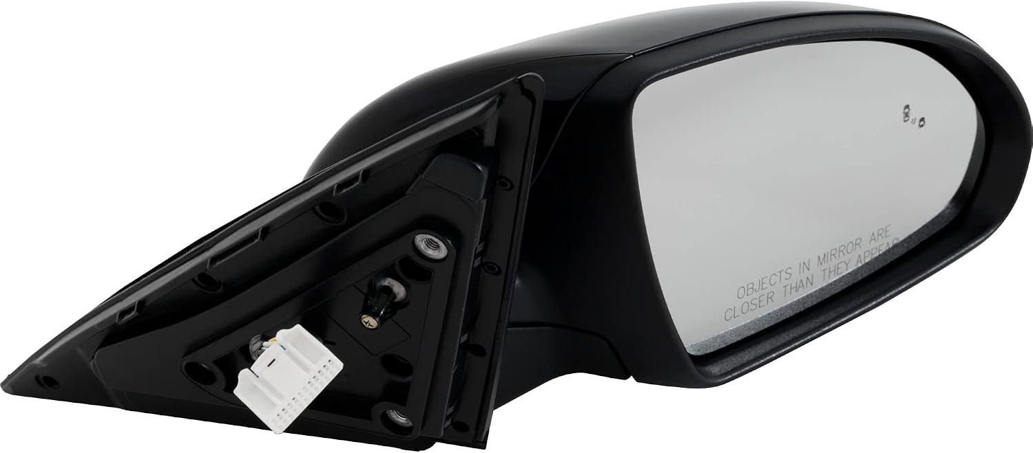 Garage-Pro Passenger Side Power Heated Mirror for Kia Optima 2019-2020 Power Fold With Signal Light & Blind Spot Monitor; Without Memory Paintable