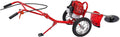 2 Stroke Lawn Mower Gas Powered, 49cc Gas Powered Hand Push, 7000r/min Lawn Mower Walk Behind Brush Cutterm for Home Garden Yard