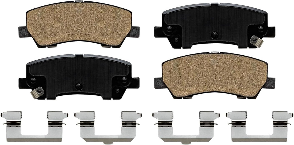 Detroit Axle - 2.3L 8pc Brake Kit for 2019 Ford Mustang Disc Brake Rotors Ceramic Brakes Pads Replacement : 13.86' inch Front and 12.99' inch Rear Rotor