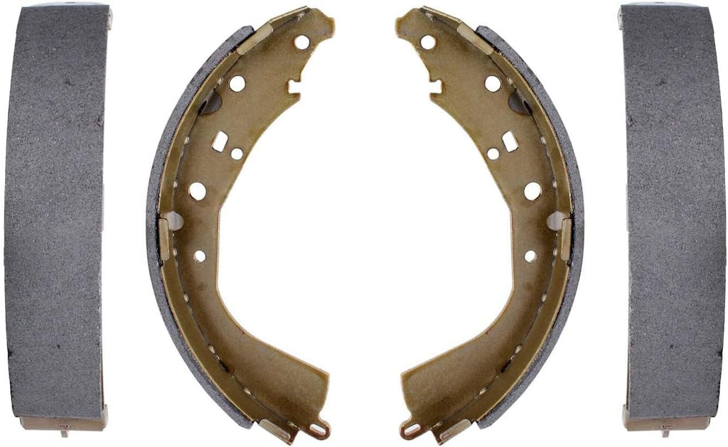 Detroit Axle - 10pc Brake Kit for 2004 Toyota Tacoma 2002 4Runner, Front Drilled and Slotted Disc Brake Rotors Ceramic Brakes Pads, Rear Brakes Drums and Semi-Metallic Shoes: 11.69' Inch Rotor