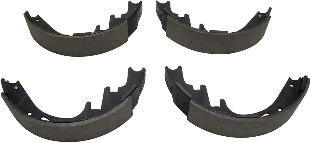 TRQ Rear Brake Drum Shoe Set Compatible with 1997-2000 Ford F-150