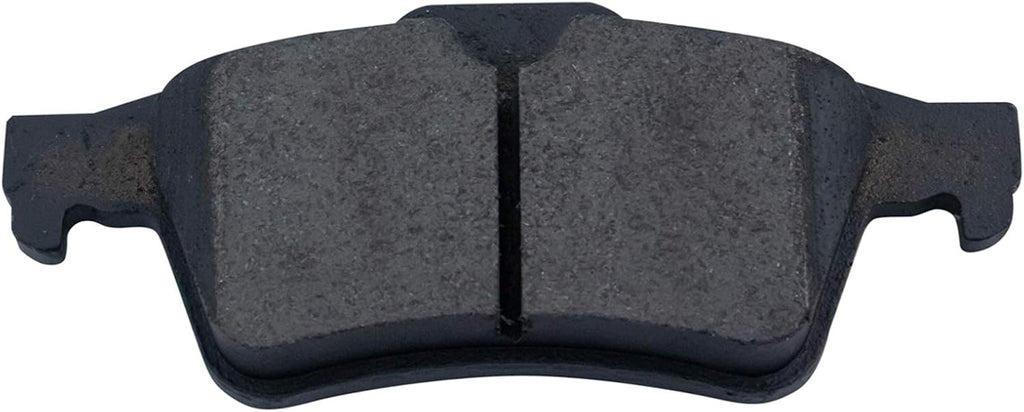TRQ Performance Rear Brake Pad and Rotor Set Ceramic Solid Coated Rotors Calipers Compatible with 2009-2013 Mazda 3