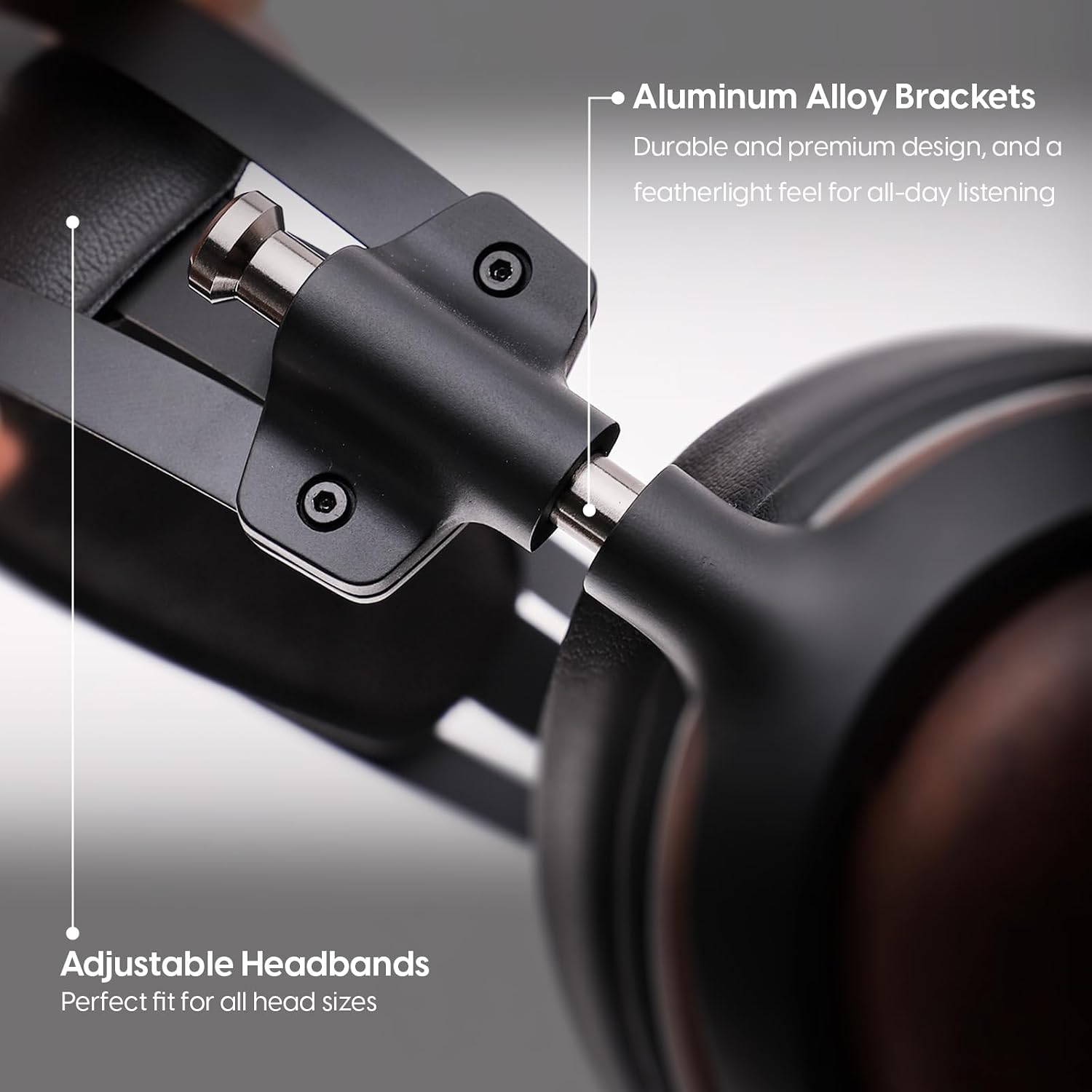Linsoul Kiwi Ears Atheia Dynamic + Planar Magnetic Driver Over Ear Headphones, Closed Back, HiFi Stereo Monitor with Walnut Wood Earcups, Detachable Cable for Musician Audiophile