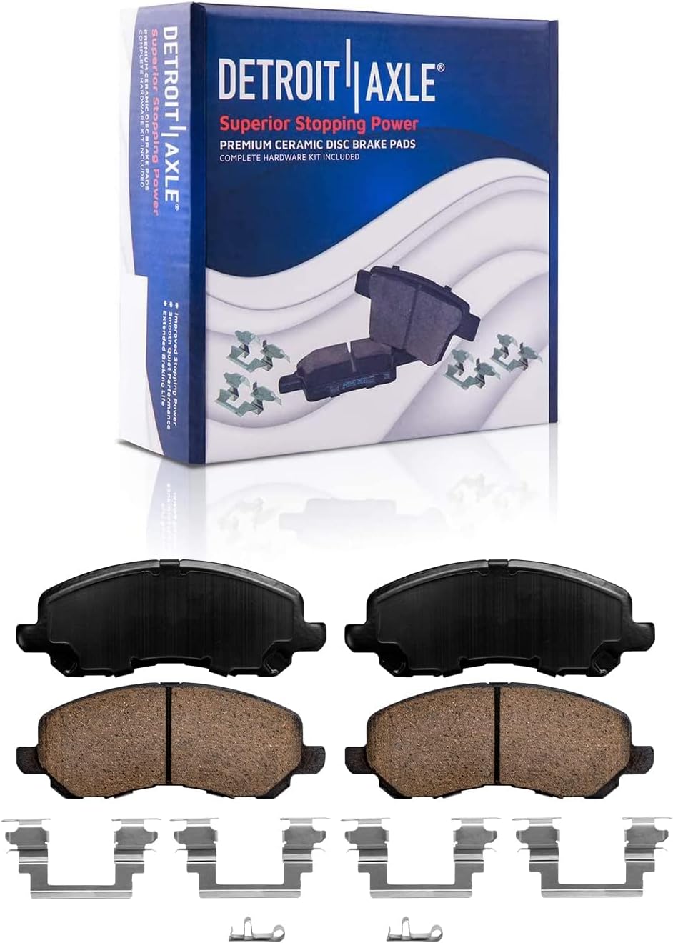 Detroit Axle - Brake Kit for Jeep Patriot Compass Dodge Avenger Chrysler Sebring Front Drilled and Slotted Disc Brake Rotors Ceramic Brakes Pads, Rear Brake Shoes Brake Drums Replacement: 11.57' inch