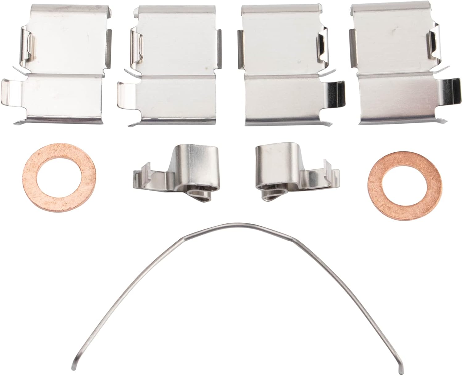 TRQ Rear Brake Pad and Rotor Set Ceramic Rotors Calipers Hoses Compatible with 2014-2020 Lexus GX460 2014-2018 Toyota 4Runner