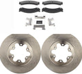 Front Brake Pads and Rotors Kit, Replacement Brakes Kit for Chevrolet Silverado 3500 5.7L 2004-2007, for Chevrolet Silverado 3500 6.0L 2001-2006, for Chevy Silverado 3500 6.6L 2001-2006