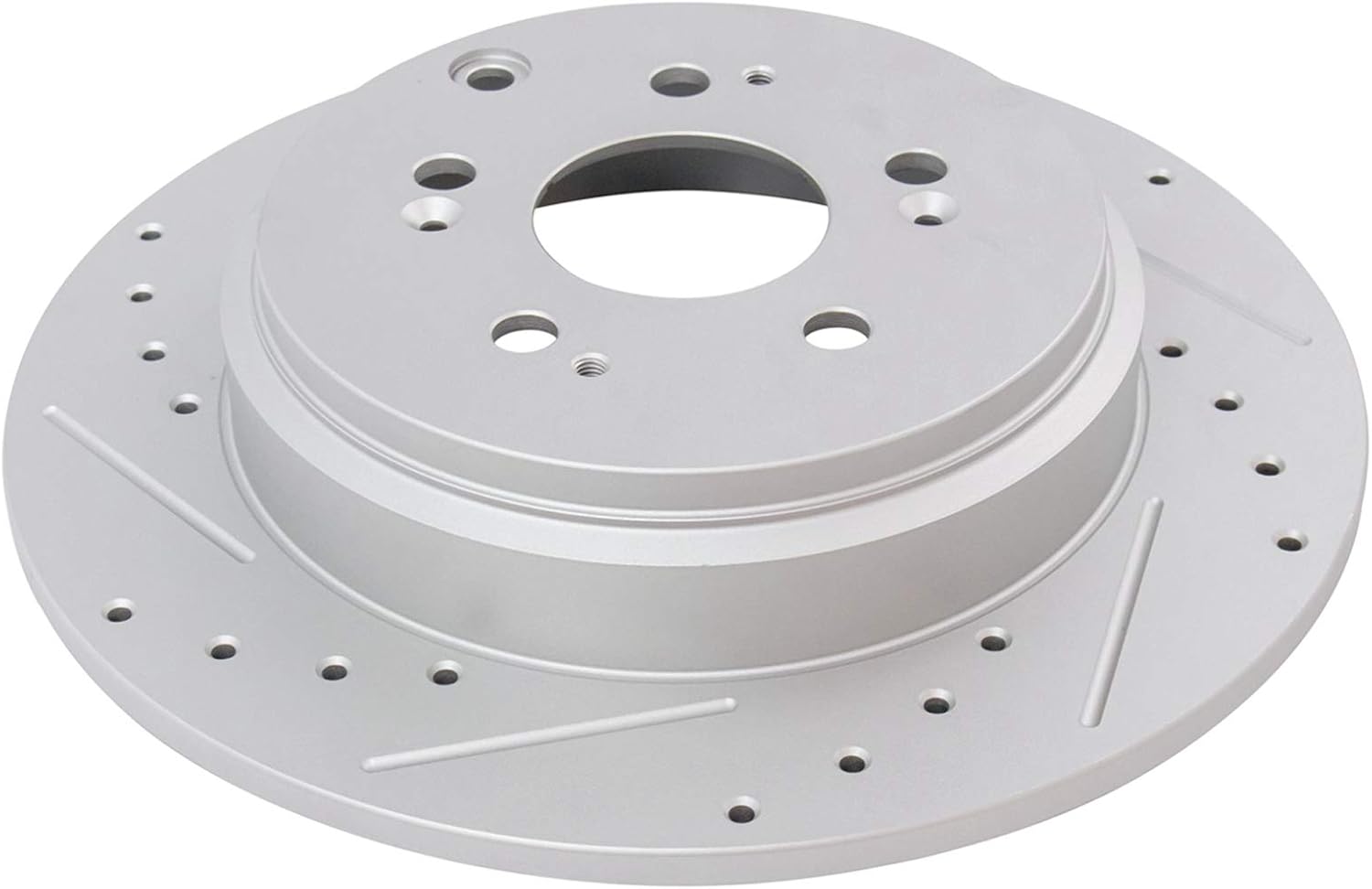 TRQ Performance Rear Brake Pad and Rotor Set Ceramic Solid Rotors Calipers Compatible with 2009-2015 Honda Pilot