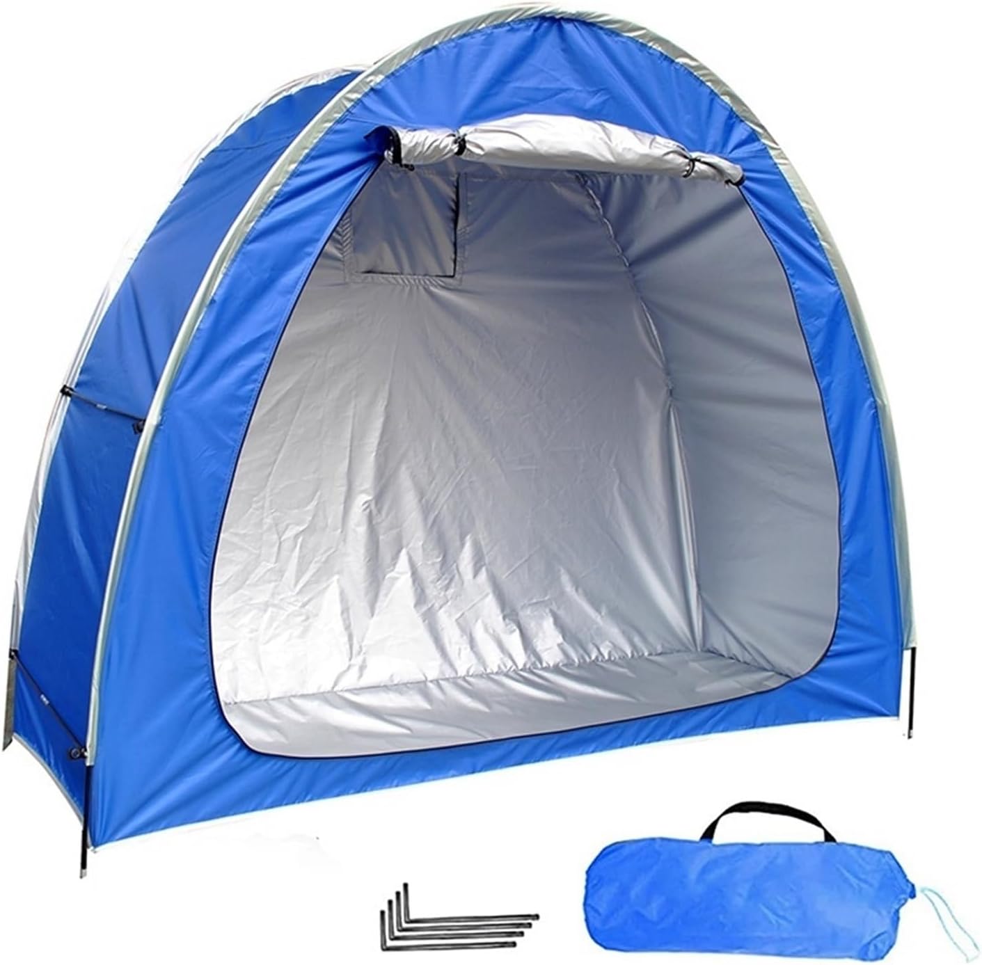 Bike Cover Waterproof Outdoor Travel Bike Storage Shed Tent Dimensions 200x80x165CM For Motorcycle, Garden Tools, Lawn Mower(A)