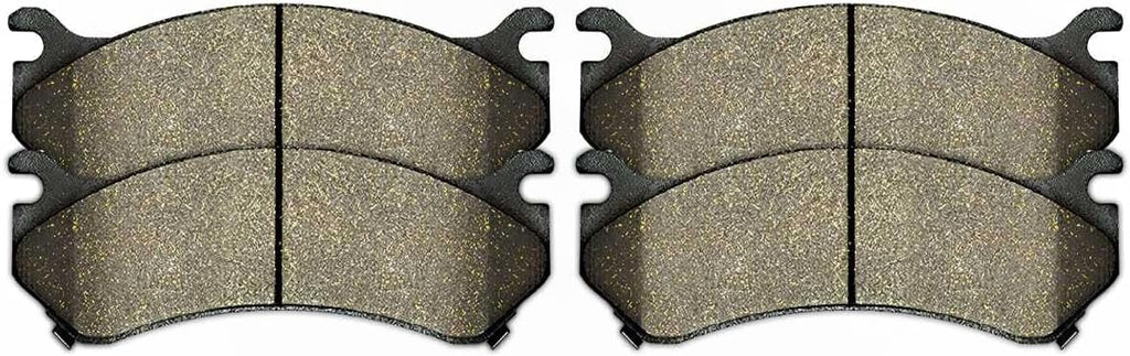 Brake Pads & Rotors Kit 8pcs Ceramic Sets 4pcs Drilled and Front Rear Side Black and Slotted for Chevy for GMC for Sierra 2500HD 2001-2006