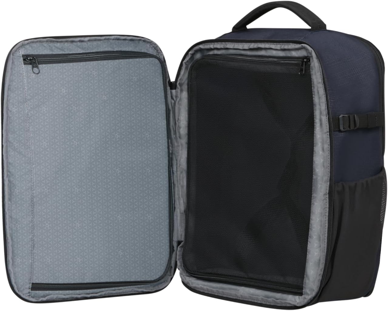Samsonite Unisex Cabin Backpack Luggage - Carry-On Luggage (1er Pack), dark blue, S, Classic
