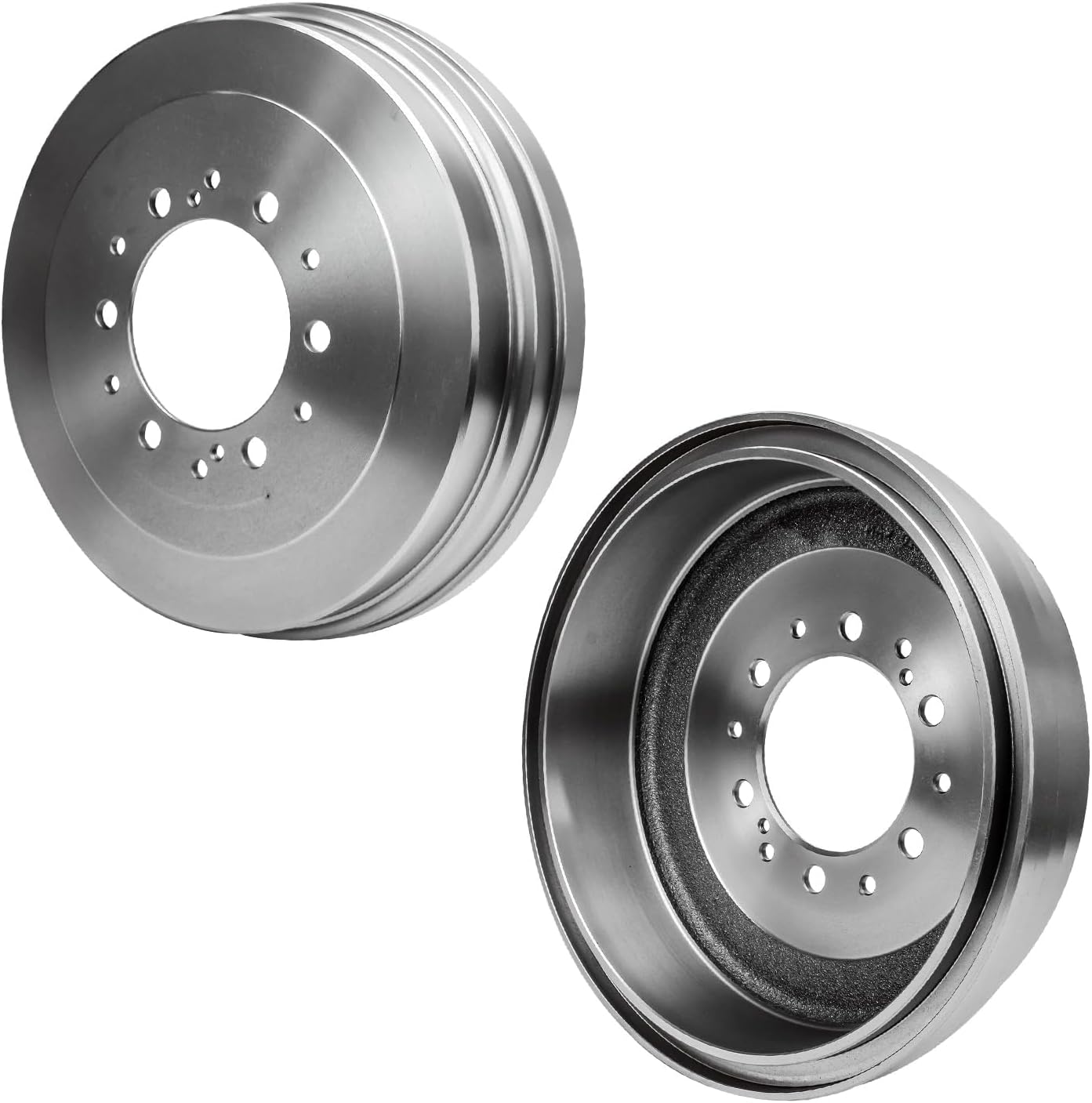 Detroit Axle - 8pc Brake Kit for 2002 Toyota 4Runner 2004 Tacoma, Front Disc Brake Rotors Ceramic Brakes Pads, Rear Brakes Drums and Semi-Metallic Shoes Replacement : 11.69' Inch Rotor