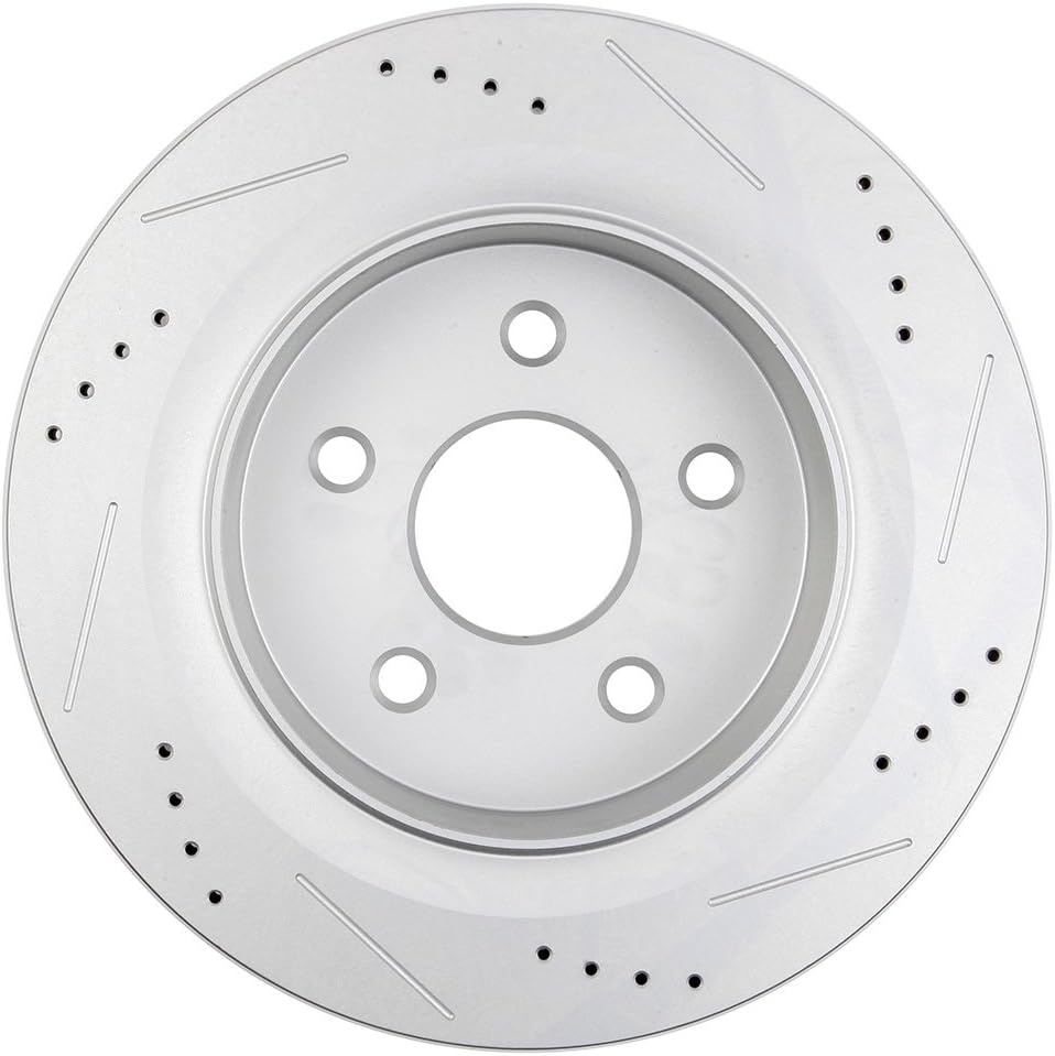 ECCPP Brake Kits, Front and Rear Rotors and Brake Pads for Chrysler Aspen, 07-09 for Dodge for Durango, 06-10 for Dodge for Ram 1500, 11-14 for Ram 1500