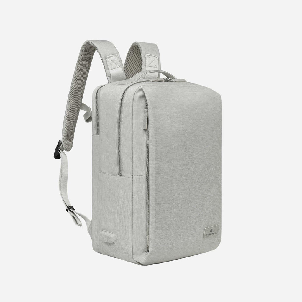 Nordace Siena Pro 15 Smart Backpack with USB Charging - 16' Laptop Backpack, 20L Daily Backpack for Travel, Everyday, or Work (All Gray)