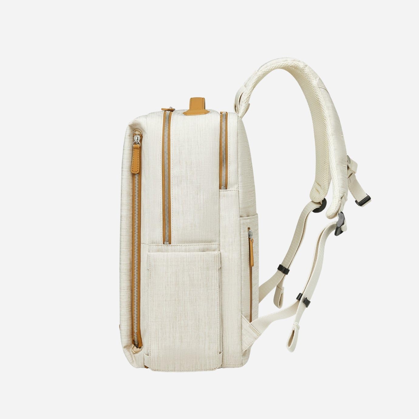Nordace Siena Pro 15 Smart Backpack with USB Charging - 16' Laptop Backpack, 20L Daily Backpack for Travel, Everyday, or Work (Beige)