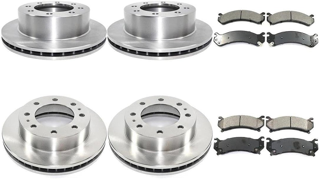 8X Brake Kit - Brakes and Rotors Kit Front and Rear Automotive Replacement Brake Kits for Chevrolet Avalanche 2500 2002-2006 for Chevy Avalanche 2500 2002-2006