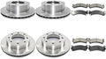 8X Brake Kit - Brakes and Rotors Kit Front and Rear Automotive Replacement Brake Kits for Chevrolet Avalanche 2500 2002-2006 for Chevy Avalanche 2500 2002-2006
