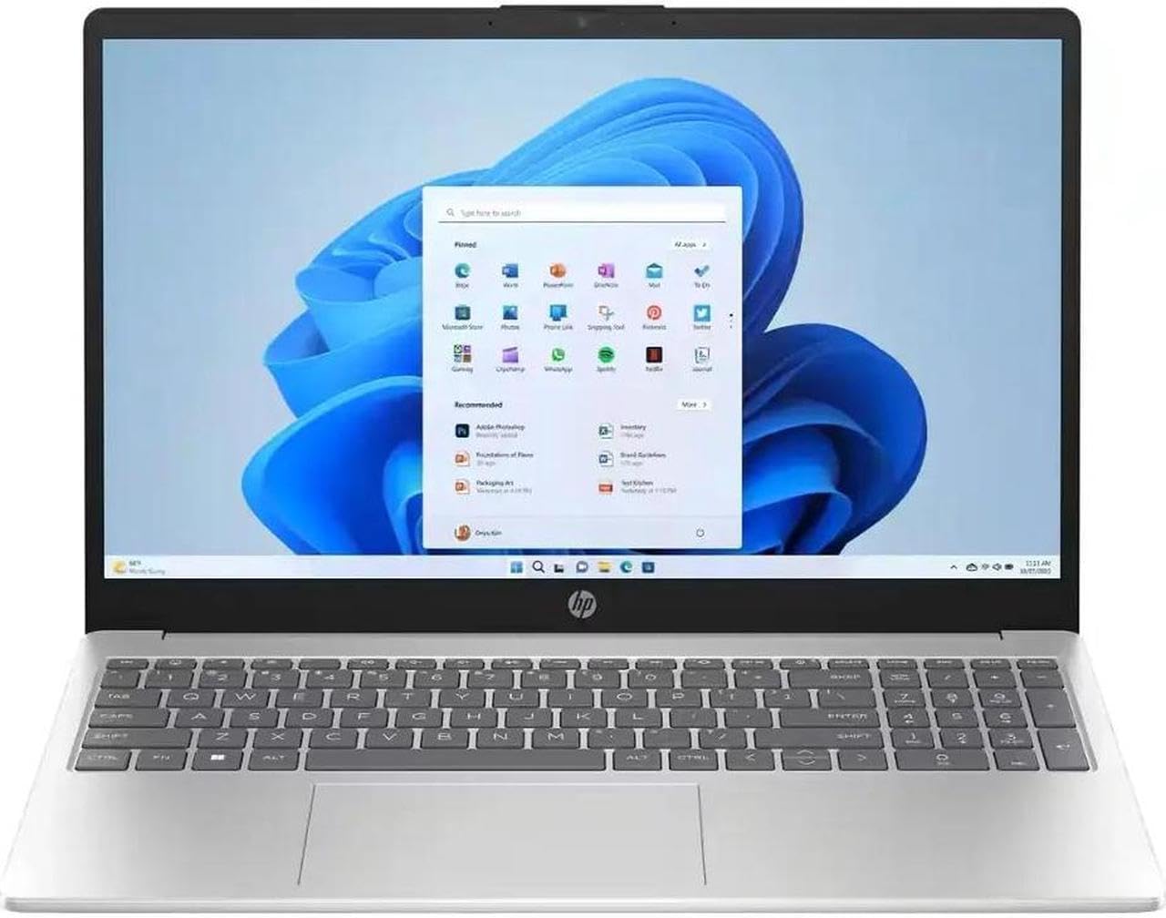 HP 15.6' HD Touch Screen Laptop | Intel Core i5-1235U | Intel Iris Xe Graphic | HDMI| Silver | 8GB RAM | 512GB SSD | Windows 11 S | Bundle with Stylus Pen