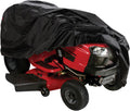 Lawn Mower Cover for John Deere 116 1982–1985, Outdoor Lawn Mower Protective Cover, Tear-Resistant Lawnmower Storage Cover, All-Weather Protection Cover for Wind Rain,B Black