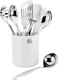 Hestan Provisions, Chef's Tools, Ultimate Set, 8-Piece, Stainless Steel Utensil set with Porcelain Bain Marie