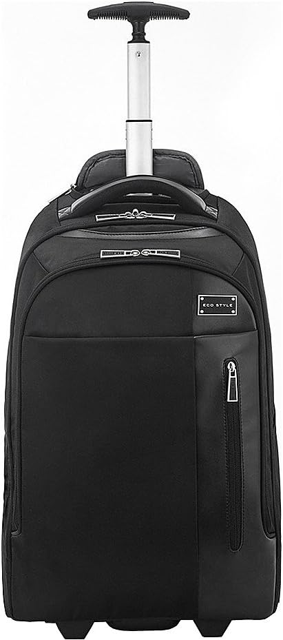 ECO Style Tech Exec Carrying Case (Rolling Backpack) for 17.3' Notebook - Black