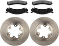 Front Brake Pads and Rotors Kit, Replacement Brakes Kit for Chevy Silverado 3500 5.7L 2004-2007, for Chevrolet Silverado 3500 6.0L 2001-2006, for Chevrolet Silverado 3500 6.6L 2001-2006