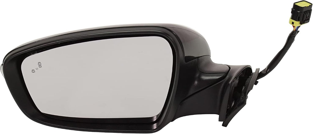 Garage-Pro Driver Side Power Heated Mirror for Kia Forte Forte5 2017-2018 Power Fold With Signal Light, Blind Spot Monitor & Puddle Lamp Paintable