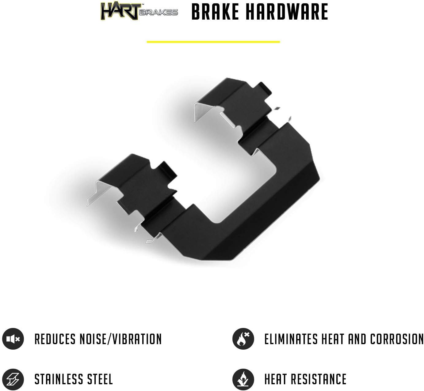 Hart Brakes Rear Brakes and Rotors| Automotive Replacement Brake Kits| Rear Ceramic Brake Pads and Rotors Kit| Fits 2007-2013 Acura MDX; 2010-2013 Acura ZDX; 2011-2017 Honda Odyssey