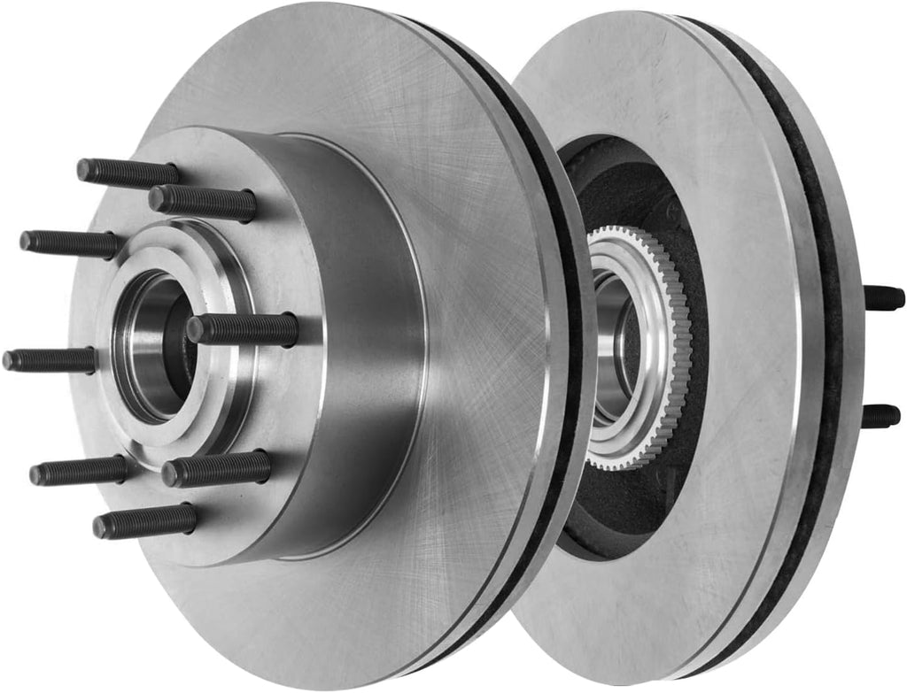 Detroit Axle - RWD Brake Kit for 2012-2022 Ford F-250 Super Duty 2013-2022 F-350 Super Duty Disc Brake Rotors Ceramic Brakes Pads with Hardware Replacement : 14.29' inch Front and Rear Rotor