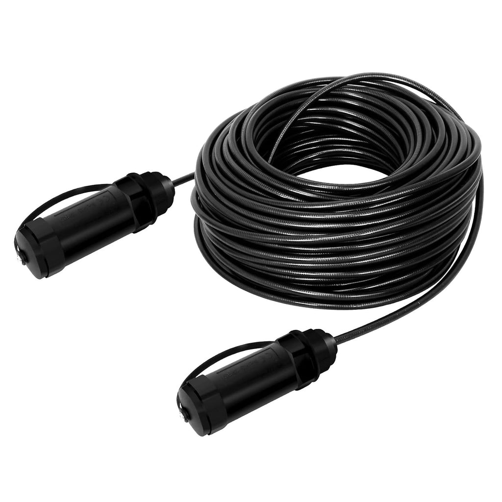 DTECH 100ft Fiber Optic HDMI Cable 2.1 4k 120Hz 8K 60Hz 48Gbps High Speed HDR eARC HDCP 2.2 2.3 3D Outdoor Armored Long HDMI Cord Waterproof IP68 for Laptop Monitor TV Xbox PS4/PS5, Unidirectional