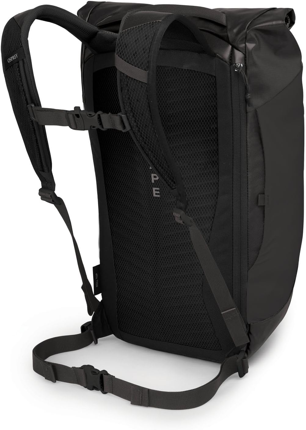 Osprey Transporter Roll Top Laptop Backpack, Black